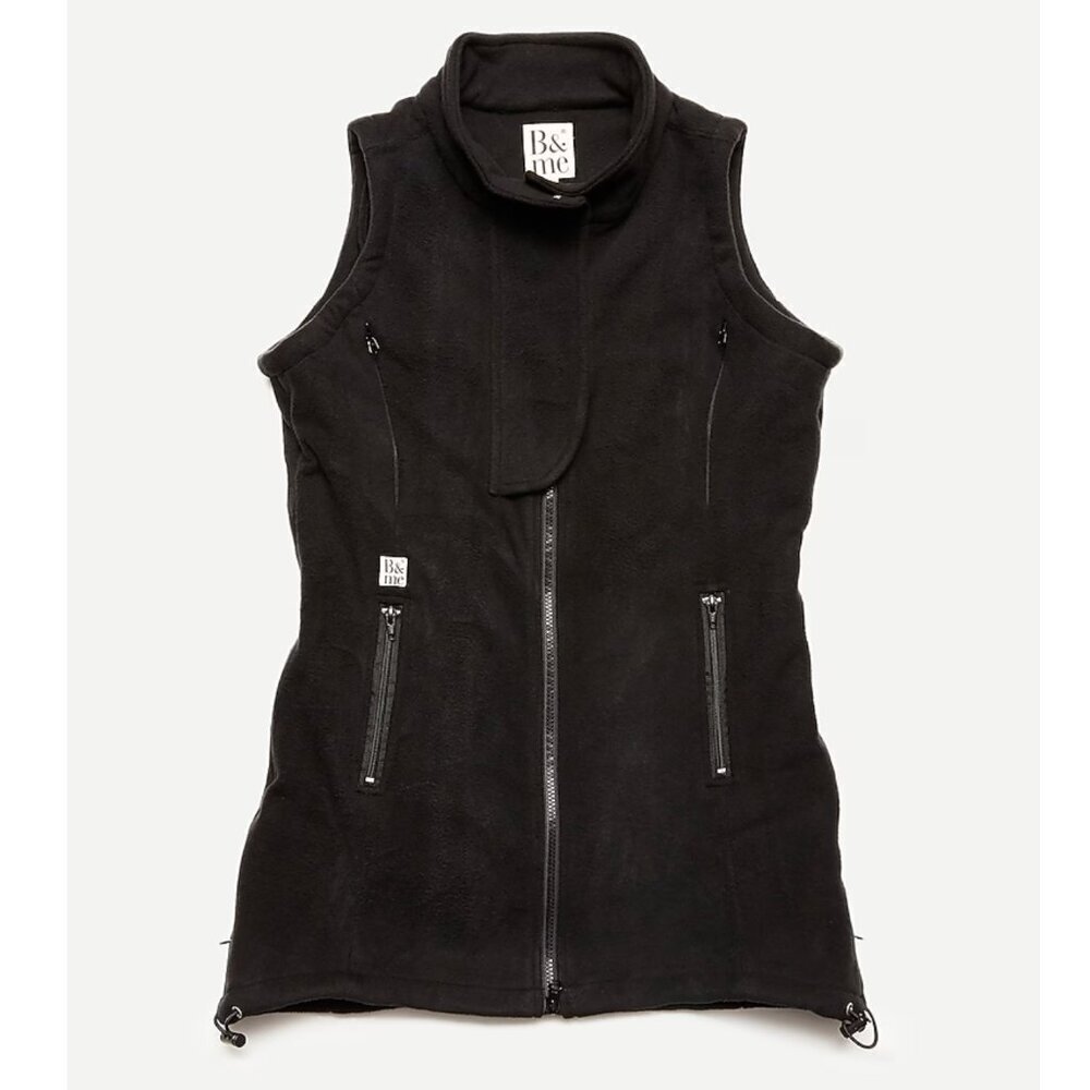 B&Me Women's Size Medium NYC Booker Vest Black Multifunctional Babywearing